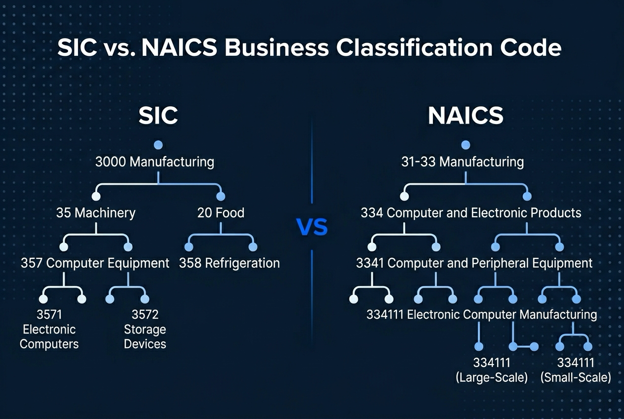 SIC vs NAICS: Key Differences & How to Use Both